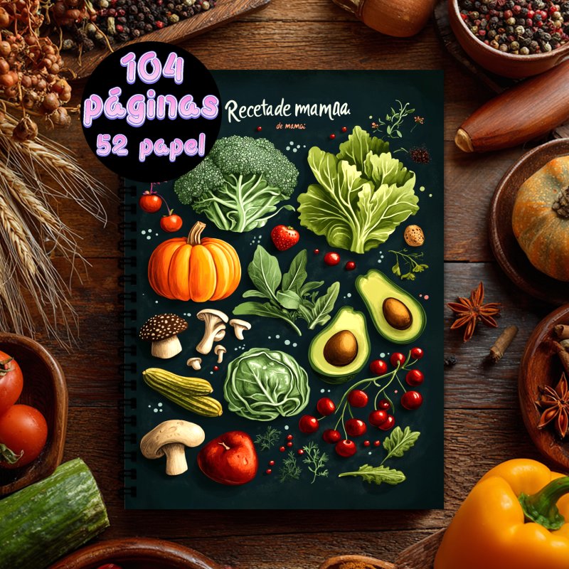 Cocktail Recipe Book - Livro de receitas espanhol A5, encadernação