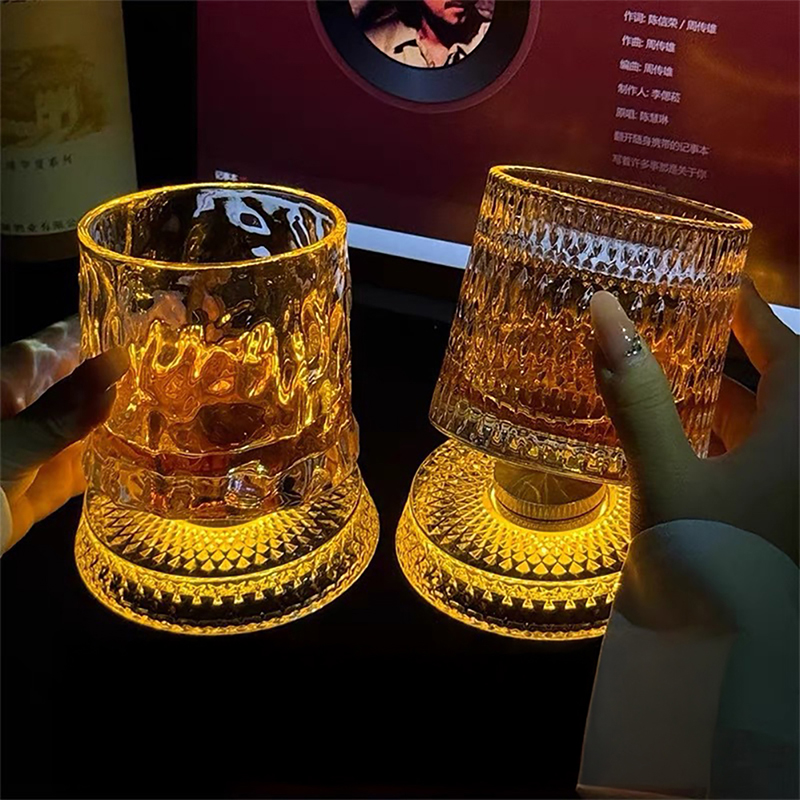 Old Fashioned Glass - 360 ° Copo de Uísque Giratório