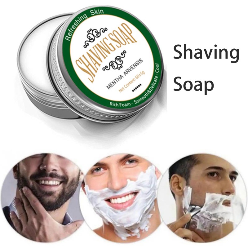Home Barber - Homem barba sabão de barbear suave
