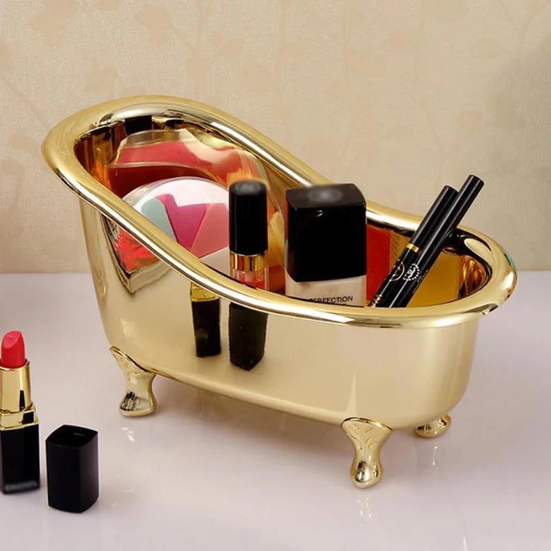 Bar Cart Gold - 1pc mini banheira sabão caixa de