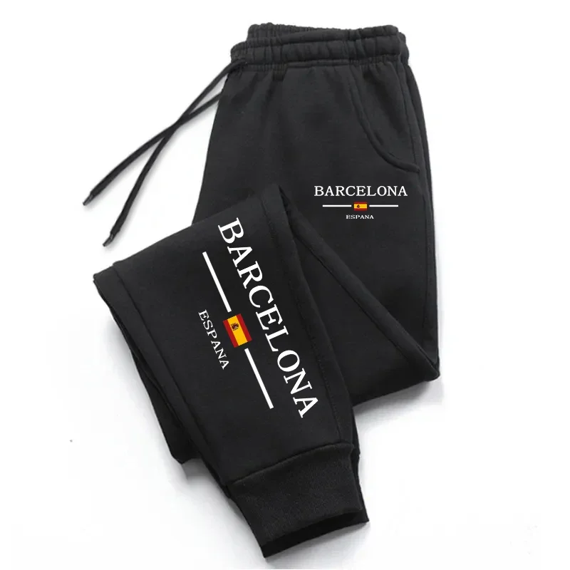 Home Barcelona - Quatro temporada calças esportivas casuais de