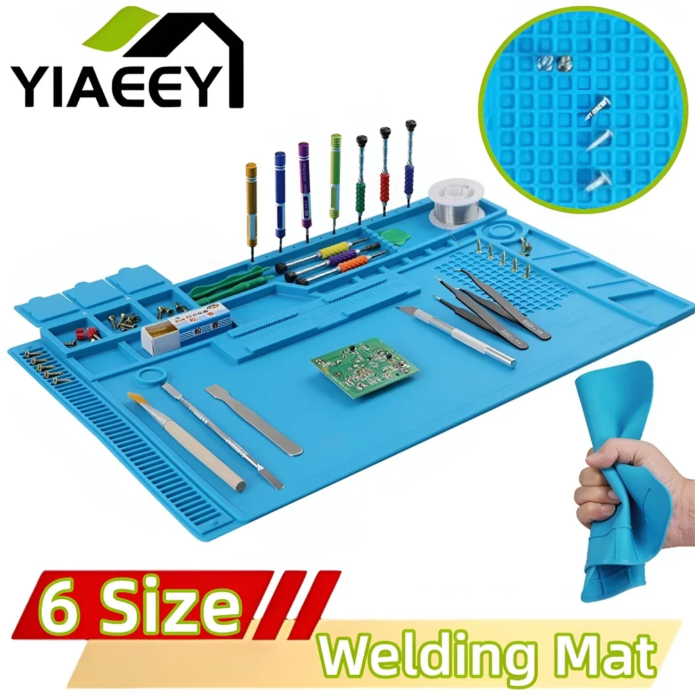 Bar Mat Rubber - Tapete de soldagem com isolamento térmico,
