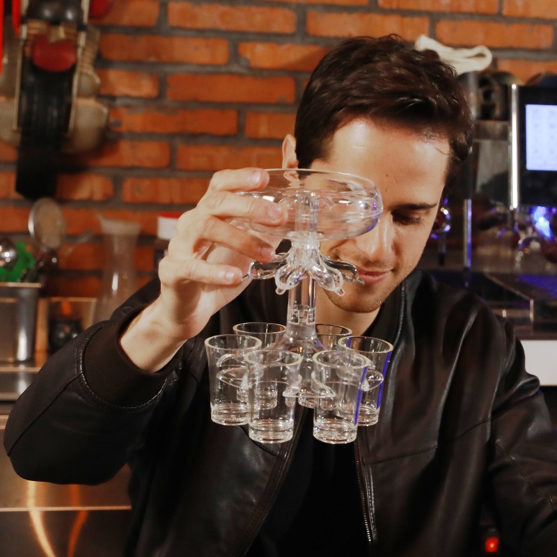 Home Bar Setup Kit - Conjunto de Decantador de Licor em