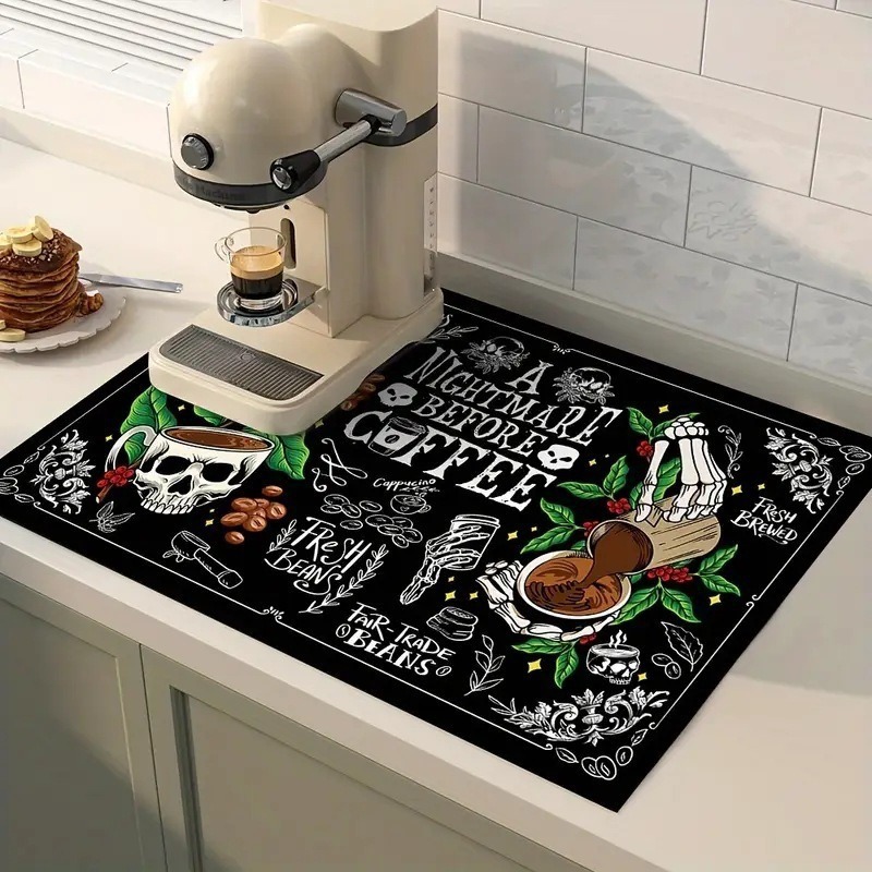 Tapete de café absorvente cozi - Bar Mat Rubber avaliação e preço