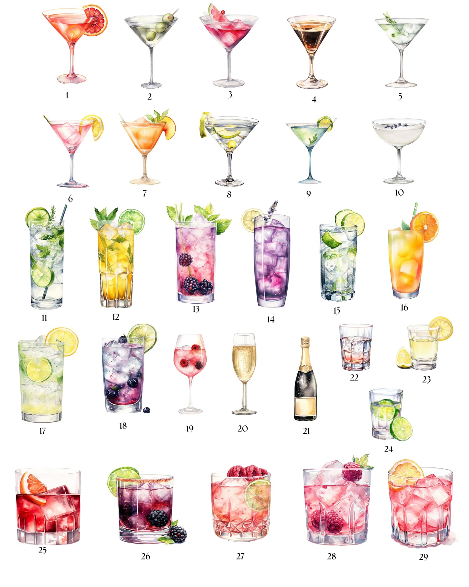 Sinal de bebidas assinadas |   - Cocktail Recipe Book avaliação e preço