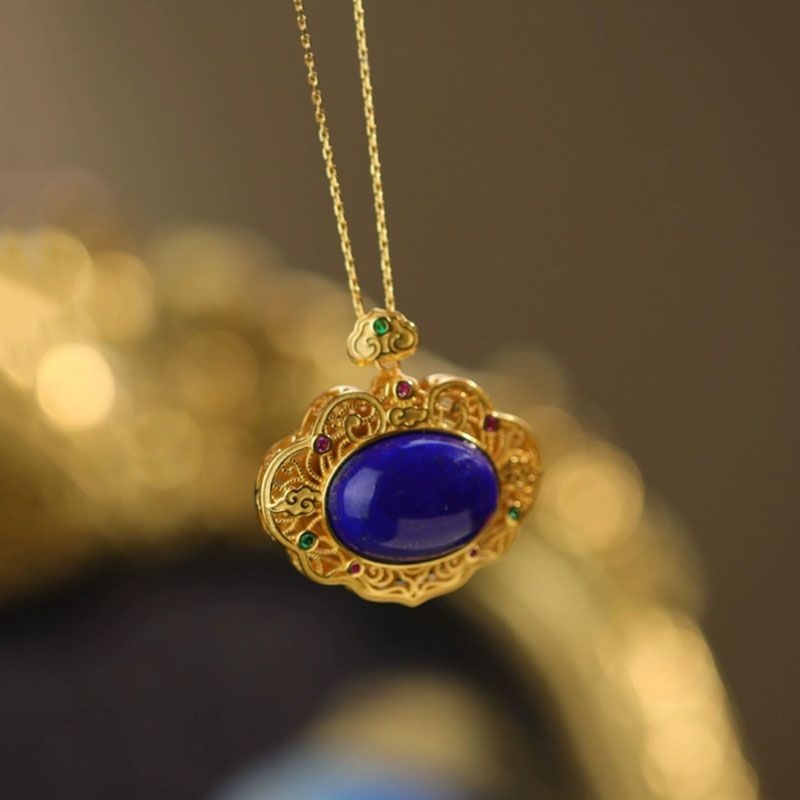 Clássico Lapis Lazuli Colares, - Bar Cart Gold avaliação e preço