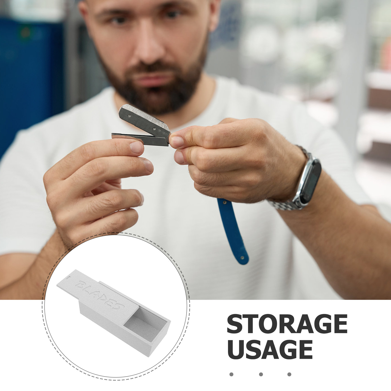 Estojo Organizador Branco de D - Home Barber avaliação e preço