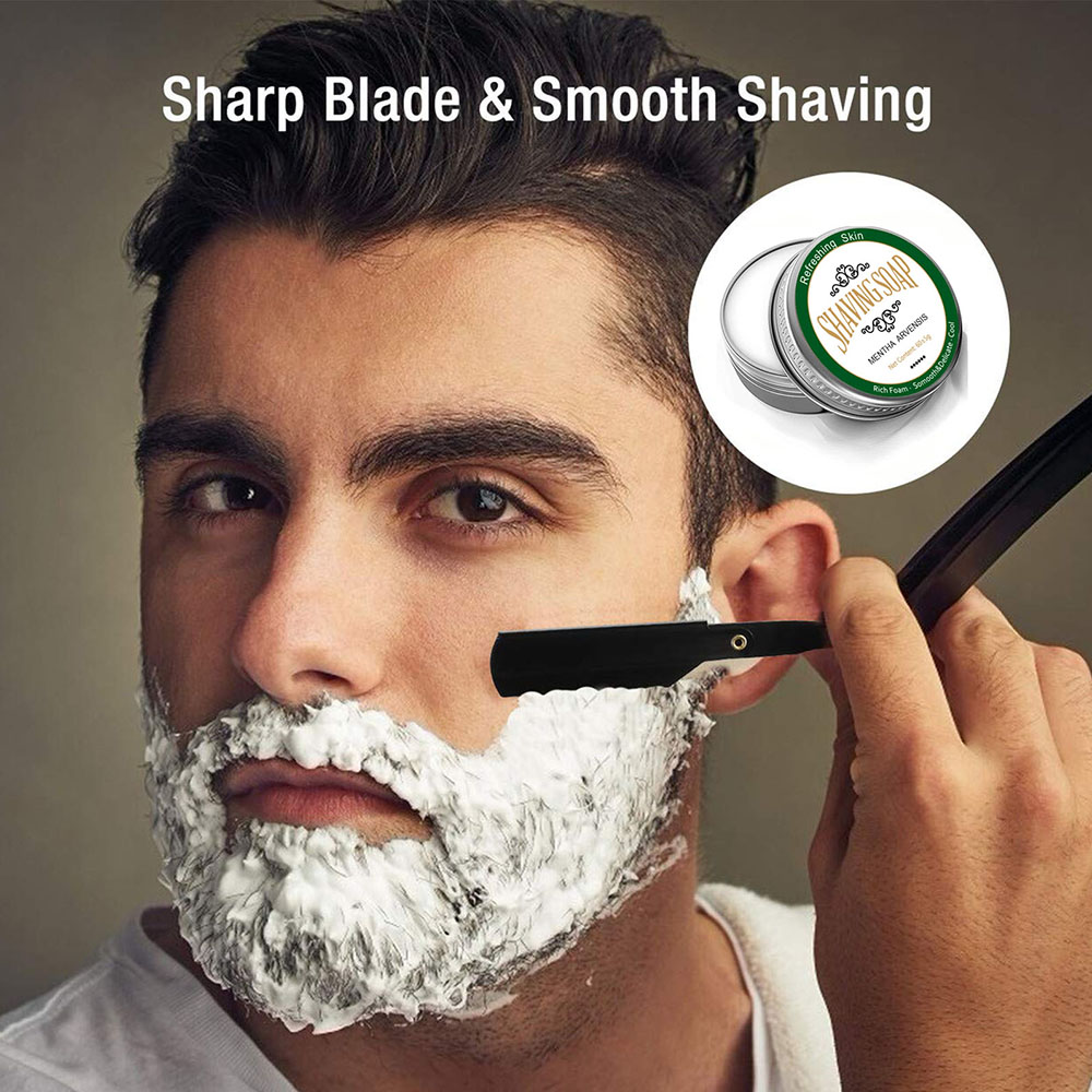 Homem barba sabão de barbear s - Home Barber avaliação e preço