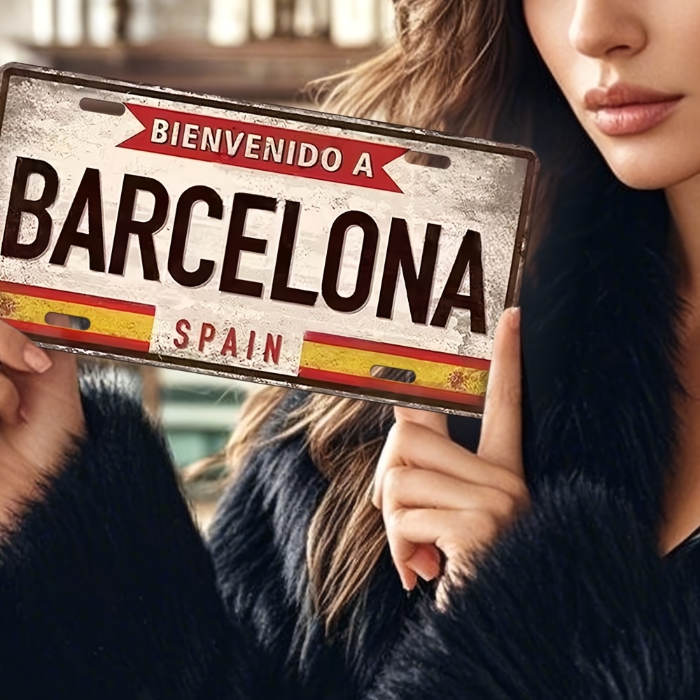 Placa de Metal Vintage 