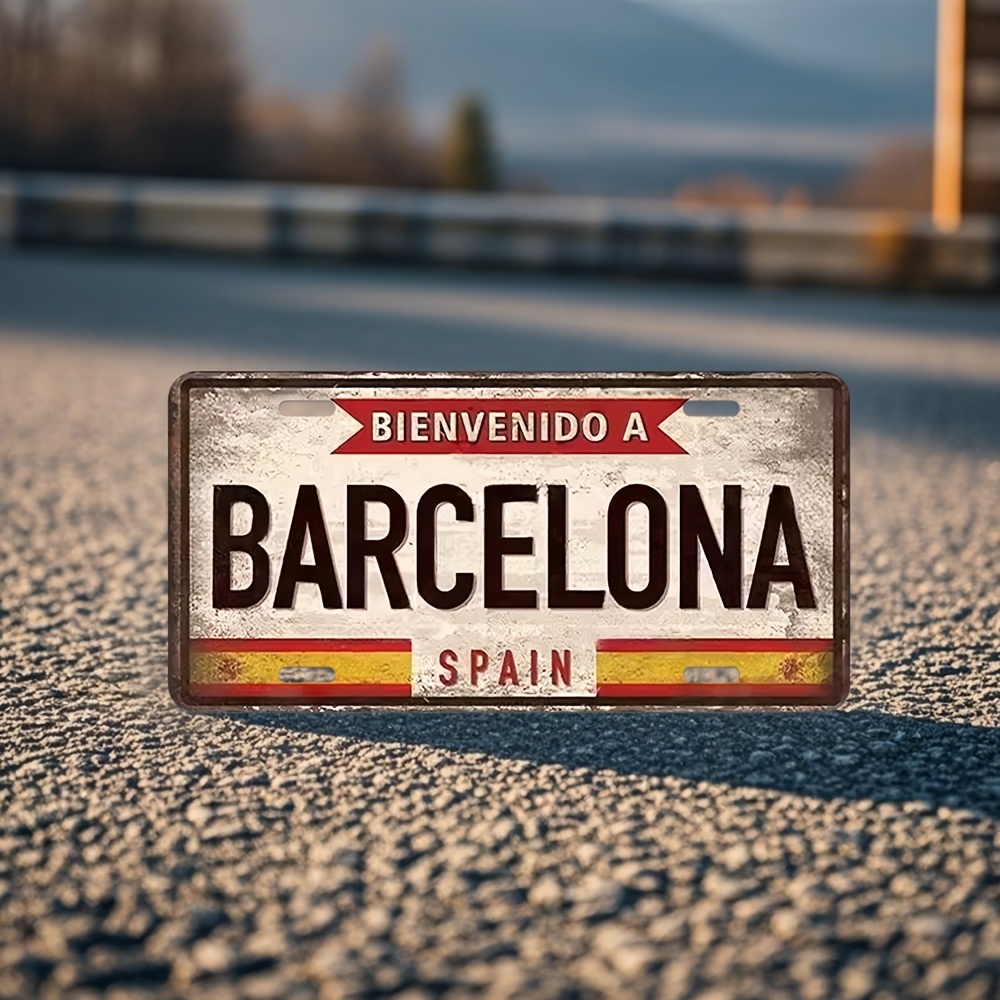 Placa de Metal Vintage 