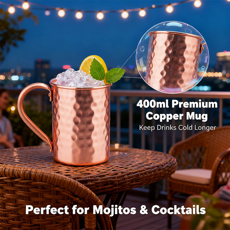 Novas Canecas 100% Cobre Puro  - Mule Copper Mug avaliação e preço