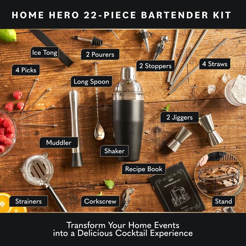 Conjunto de 22 Peças para Coqu - Cocktail Recipe Book avaliação e preço