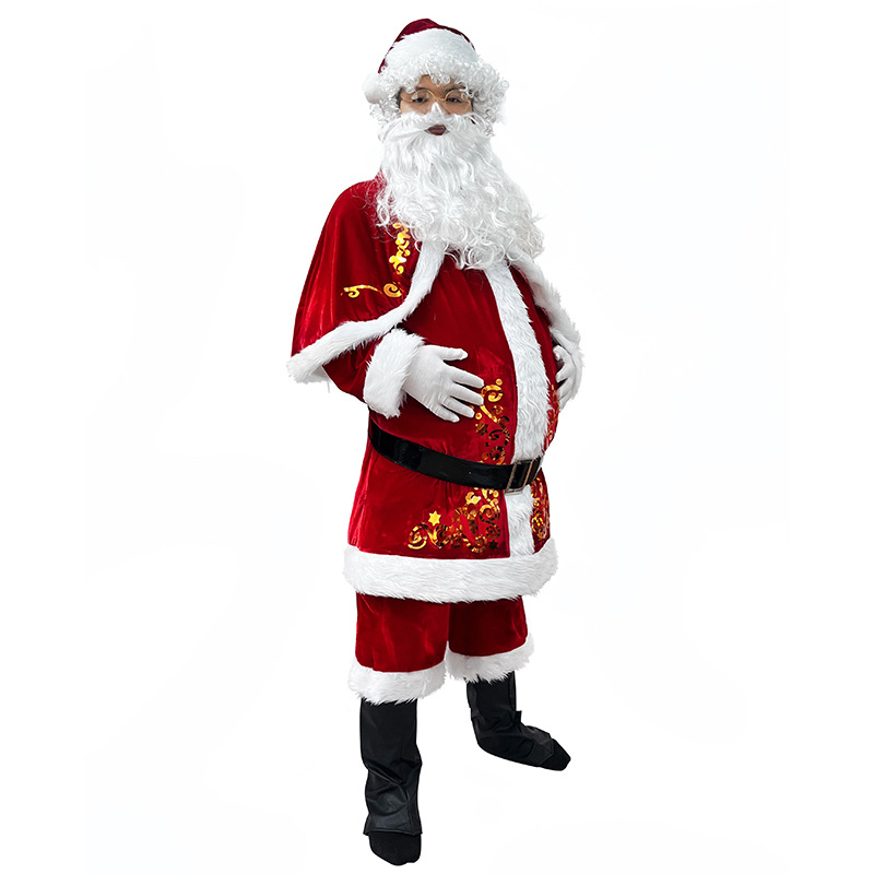 Traje de papai noel adulto hom - Home Barber avaliação e preço