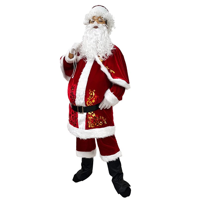 Traje de papai noel adulto hom - Home Barber avaliação e preço