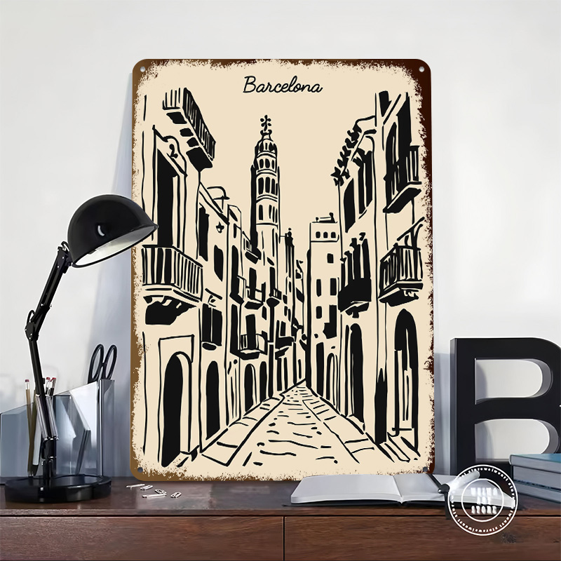 Placa de Metal de Rua de Barce - Home Barcelona avaliação e preço