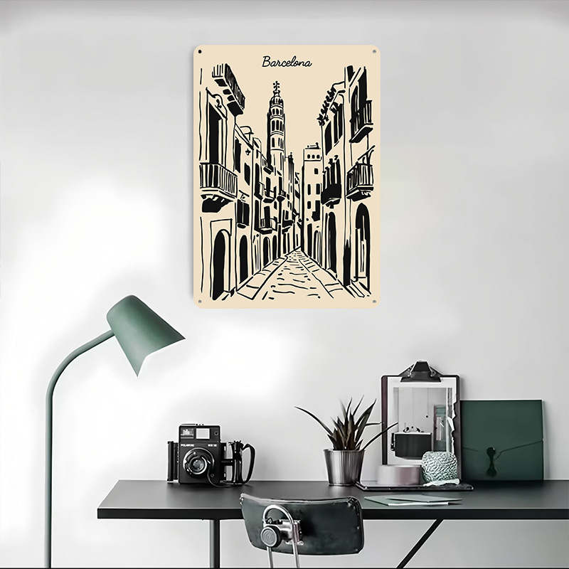 Placa de Metal de Rua de Barce - Home Barcelona avaliação e preço