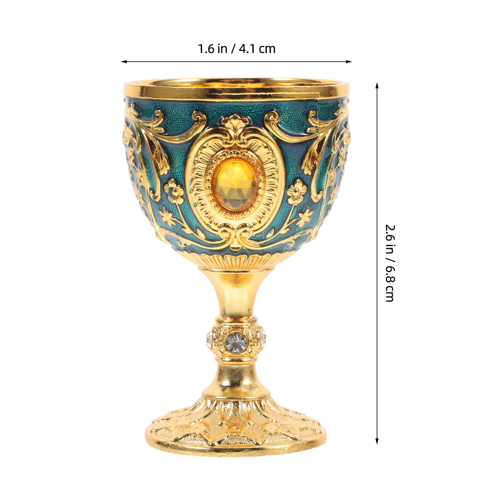 Copo de cálice dourado retrô v - Old Fashioned Glass avaliação e preço